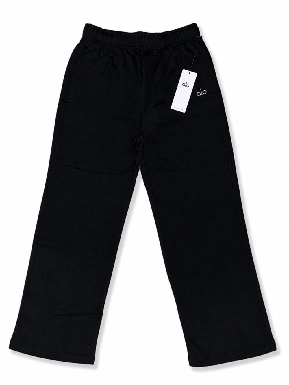 ALO Yoga Black Relaxed Sweatpants